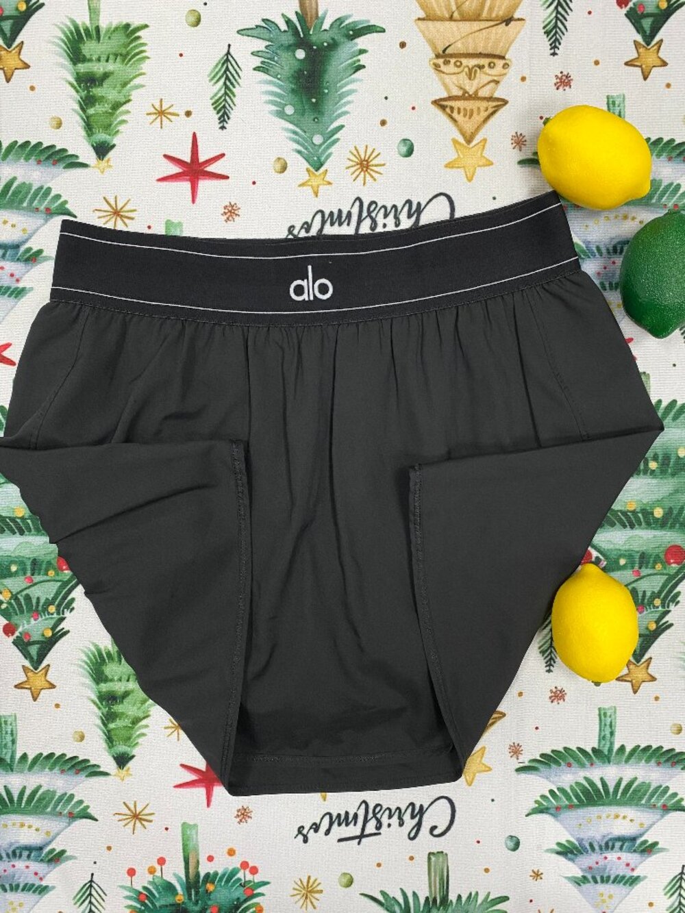 🥳ALO Yoga Match Point Tennis Skirt Black Women’s Mini Athletic Activewear NWT - Picture 6 of 8